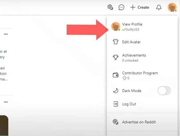 How to Change Reddit Username on pc step 2