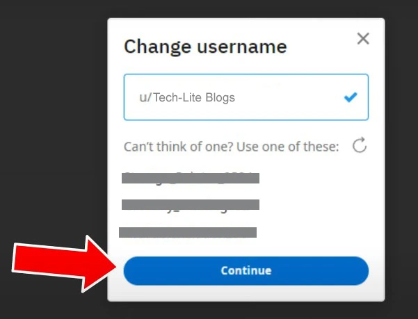 how to change reddit username on laptop step 6