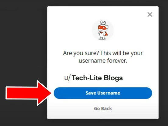 how to change reddit username on laptop step 7