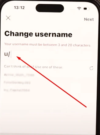 how to change reddit username on mobile step 5