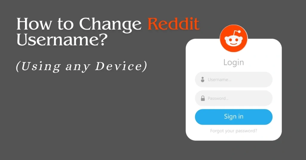 How to Change Reddit Username