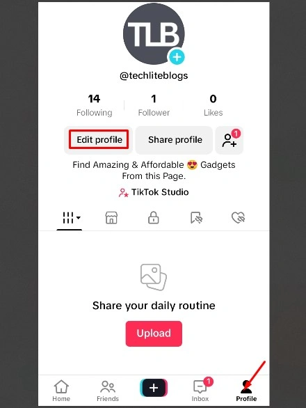 Step#1 Change Tiktok Username