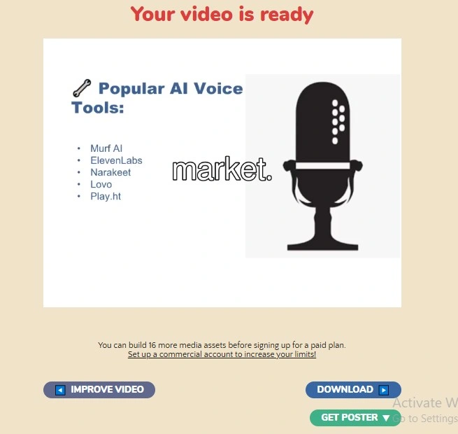 your video is ready